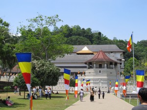 The sacred Temple of the Tooth in Kandy