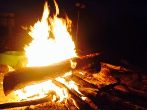 Sitting around the camp bonfire…