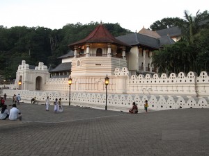 Kandy’s top attraction: the sacred Temple of the Tooth.