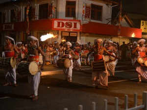 Traditional drummers lead the way.
